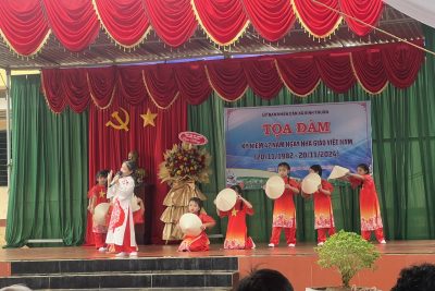 Ngày 19/11/2024 Hội thi văn nghệ chào mừng ngày Nhà giáo Việt Nam 20/11